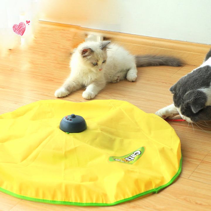 Elevate Your Cat's Playtime with the Self-Hey Rotating Electric Toy