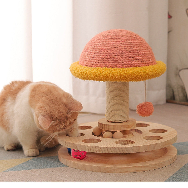 Why Your Cat Needs the Solid Wood Turntable Cat Toy