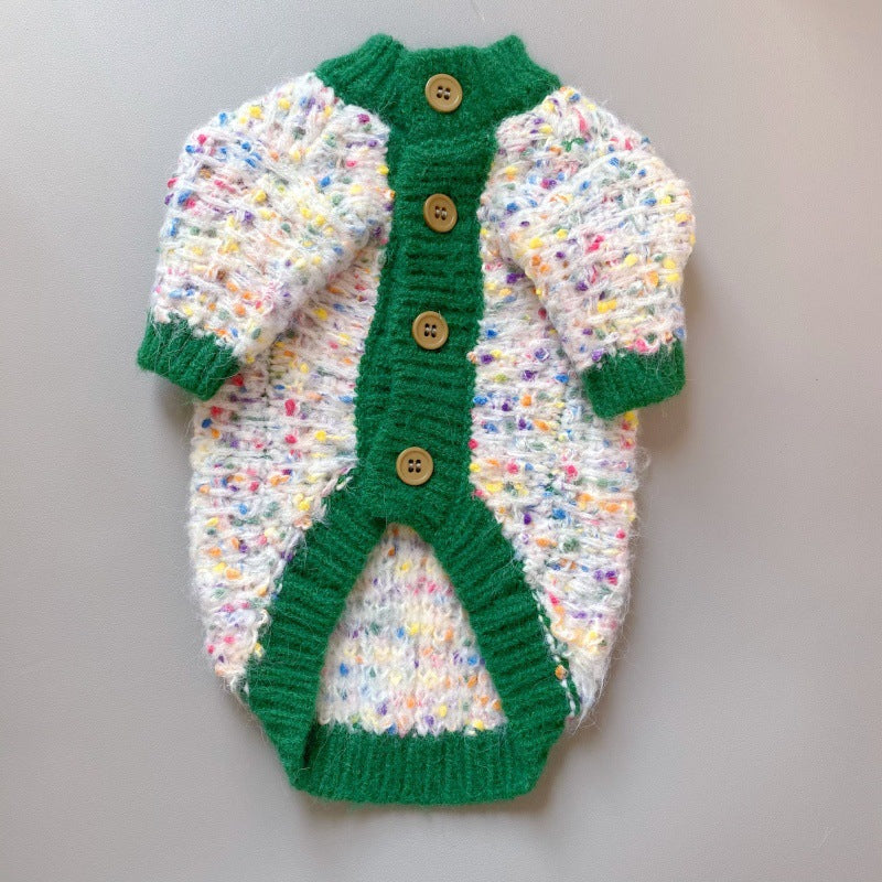 Why Your Dog Deserves the Best: The Pet Dog Color-Block Cardigan Sweater
