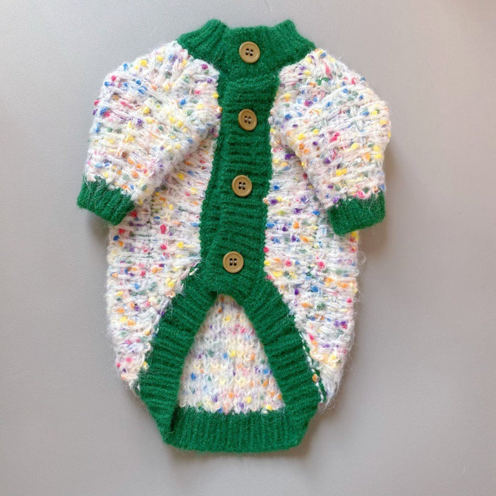 Why Your Dog Deserves the Best: The Pet Dog Color-Block Cardigan Sweater