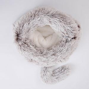 Discover the Comfort of the Plush Round Cat Sleeping Bag Pet Nest