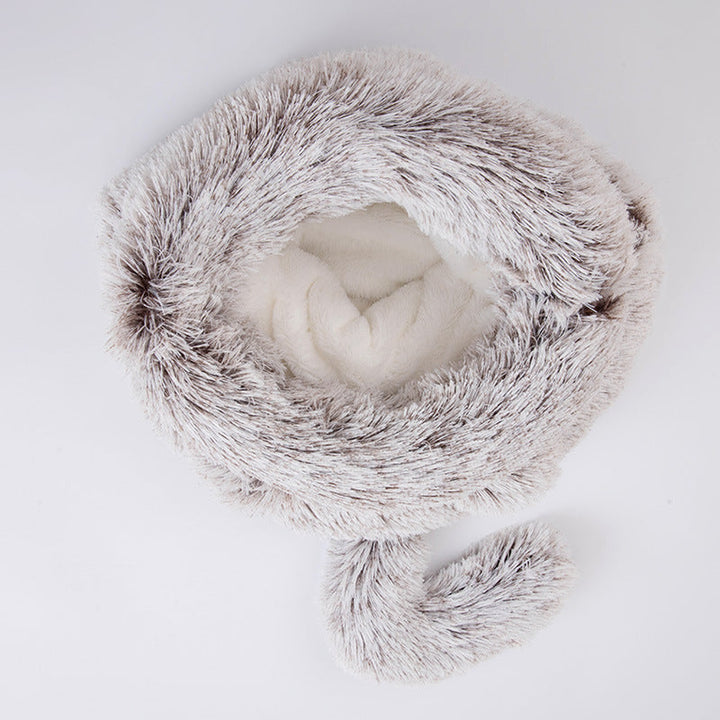 Discover the Comfort of the Plush Round Cat Sleeping Bag Pet Nest
