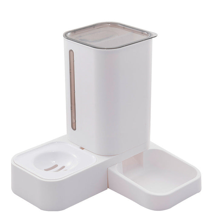 Keep Your Pets Hydrated with Our Automatic Water Storage Double Plastic Bowl
