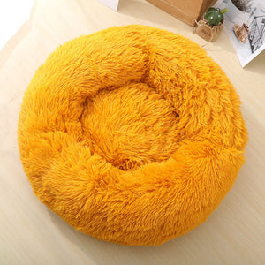The Ultimate Comfort: Soft Thick Cutton Plush Round Pet Bed