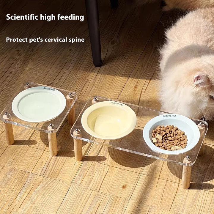 Elevate Your Pet's Dining Experience with Our Anti-Tumble Cat Water Bowl
