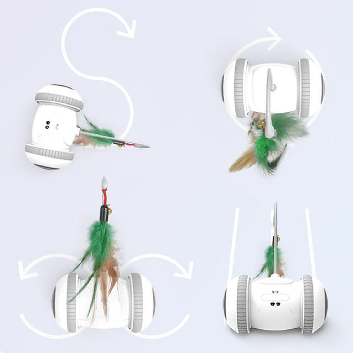 Unleash Your Cat's Inner Hunter with Interactive Cat Feather Toys