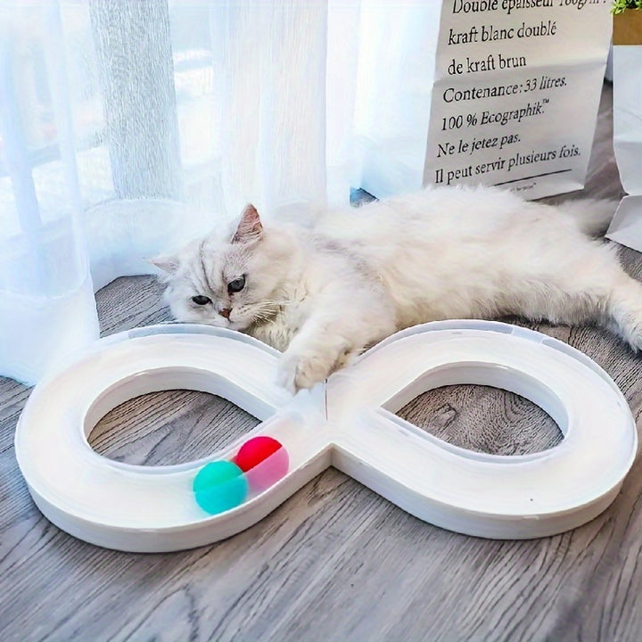 Cat Turntable Track Ball Kitten Teasing Toy