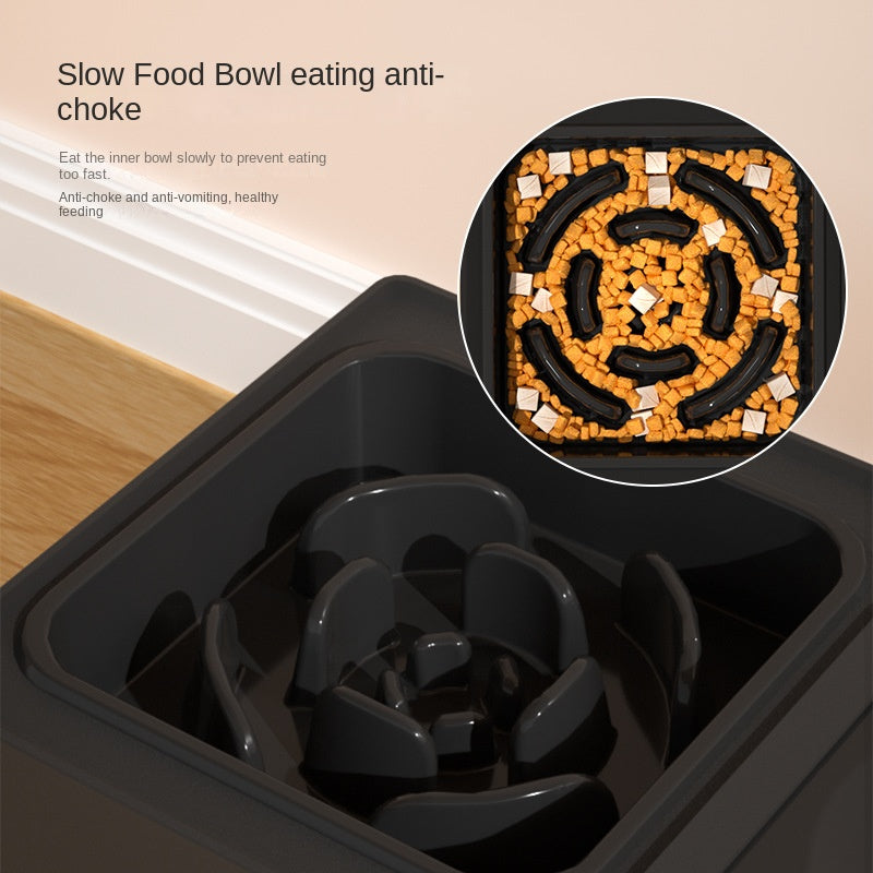 Stainless Stand Adjustable Pet Dish Bowl