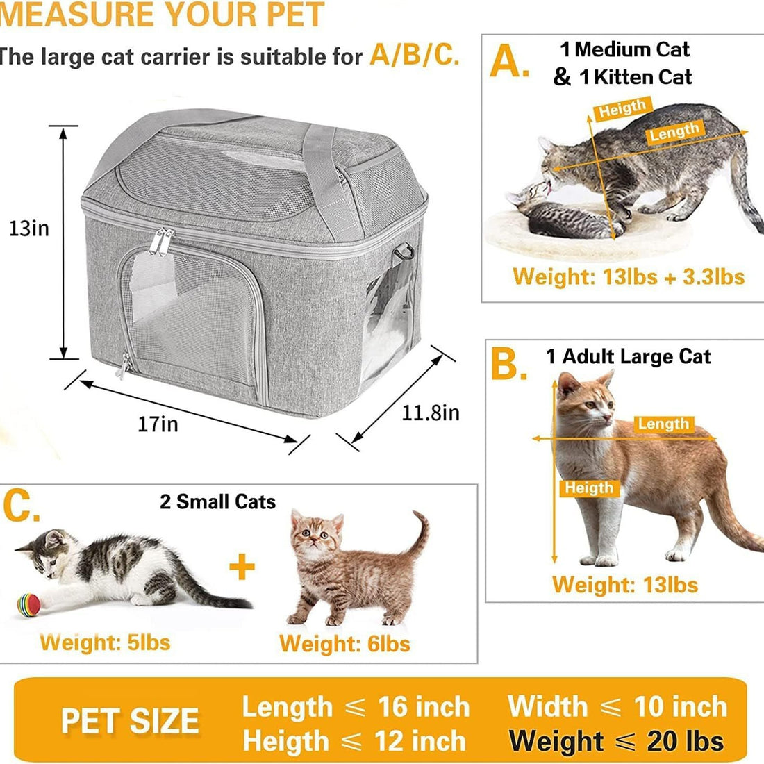 Dog Backpack Breathable Pet Portable