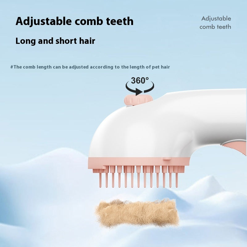 3 In 1 Pet Steam Brush Pet Cleaning Adjustable