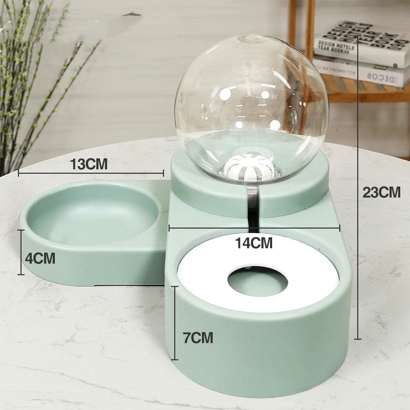 Bubble Ball Pet Dog Bowls Fountain