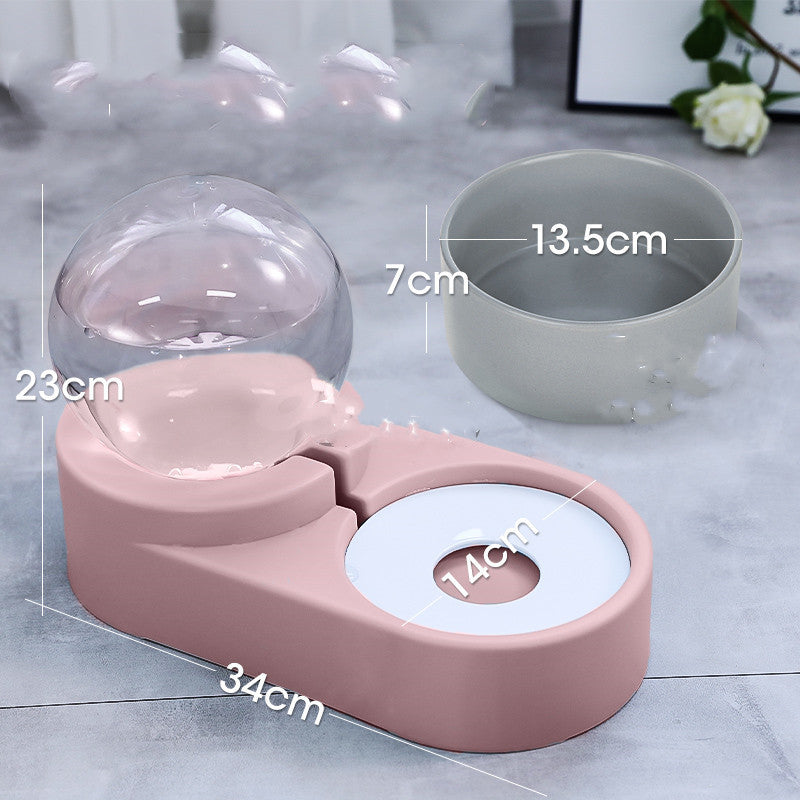 Bubble Ball Pet Dog Bowls Fountain