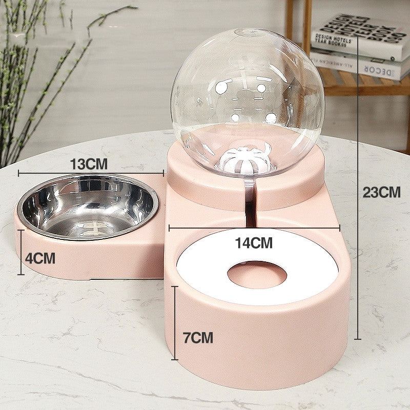 Bubble Ball Pet Dog Bowls Fountain