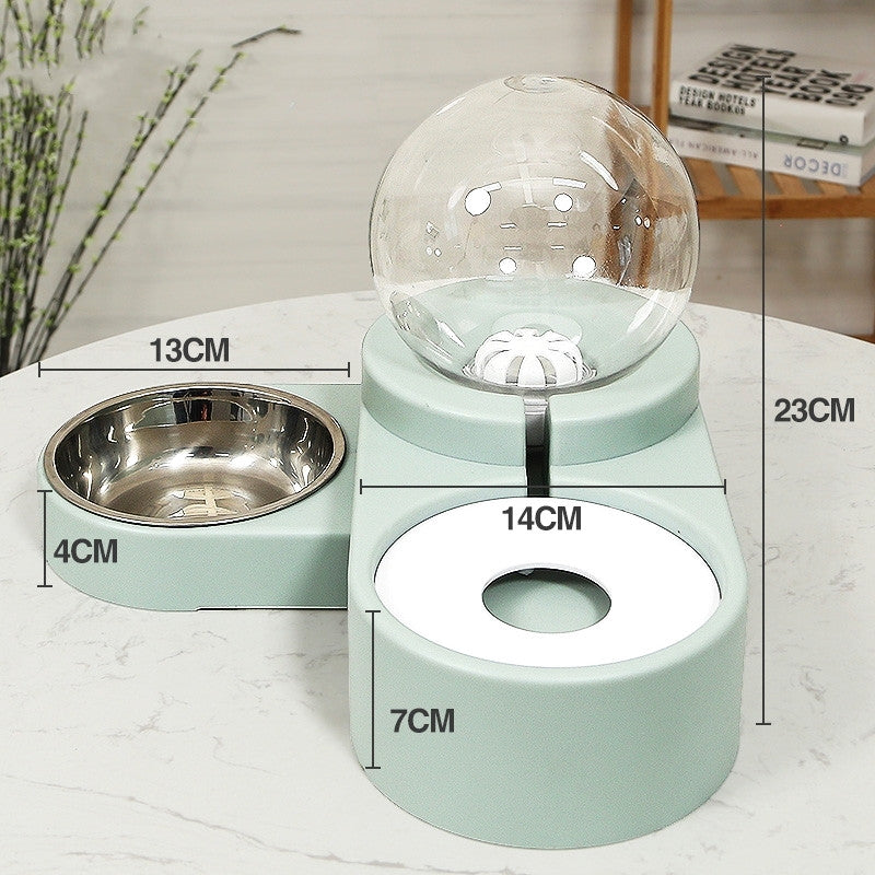 Bubble Ball Pet Dog Bowls Fountain