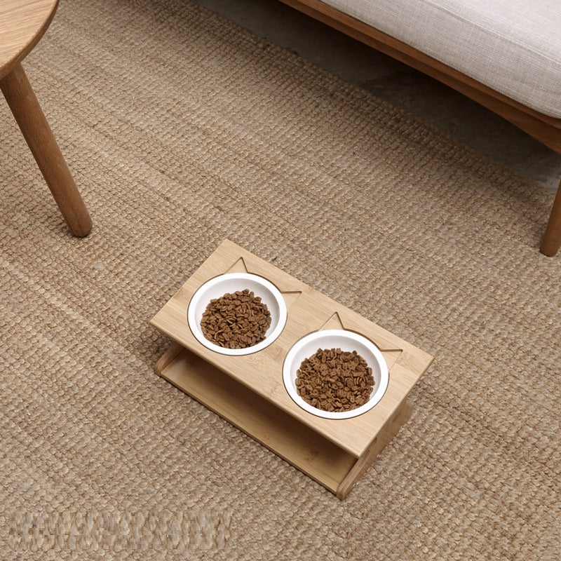 Ceramic Cat Food Bowl