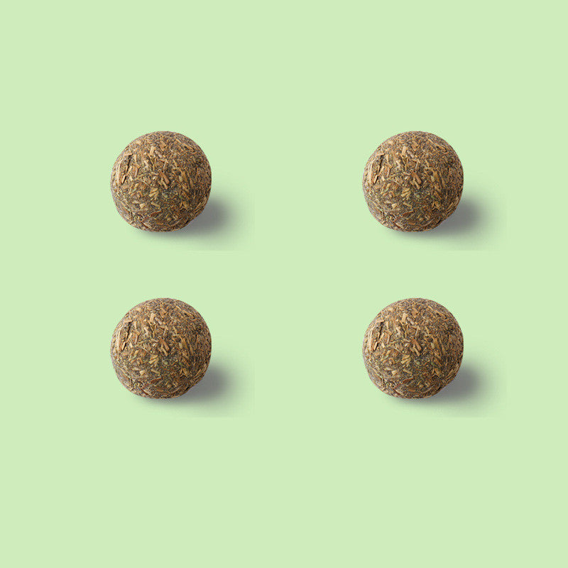 New Sisal Ball Solid Wood Cat Toy