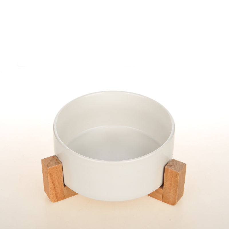 Ceramic Double Pet Feeding Bowl