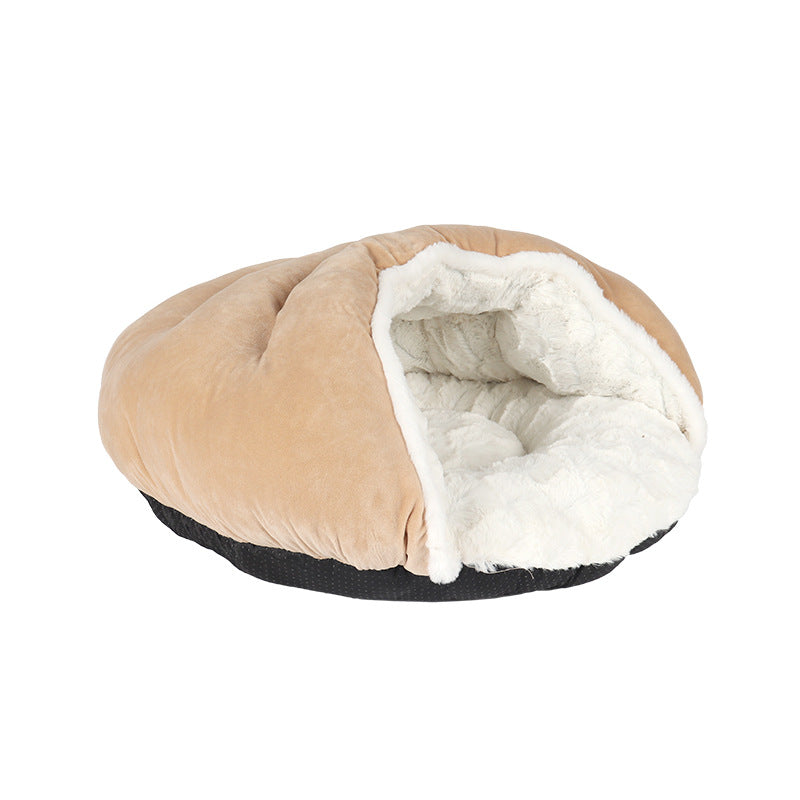 Semi-closed slippers pet nest