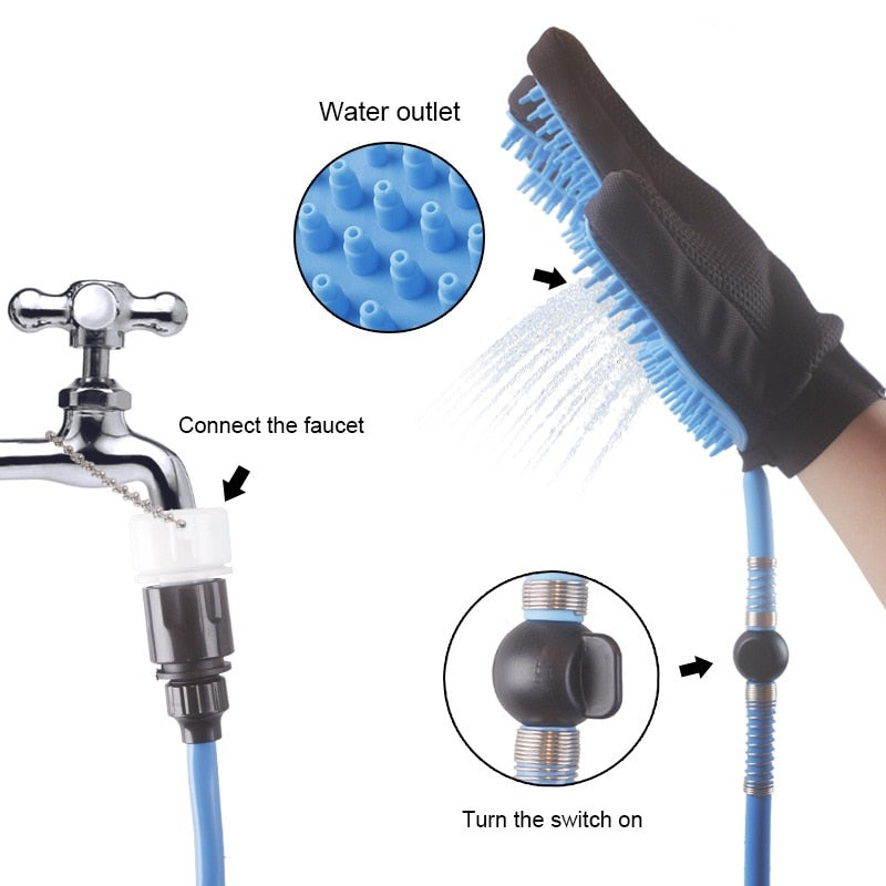 Head Handheld Cat Bathing Shower Tool