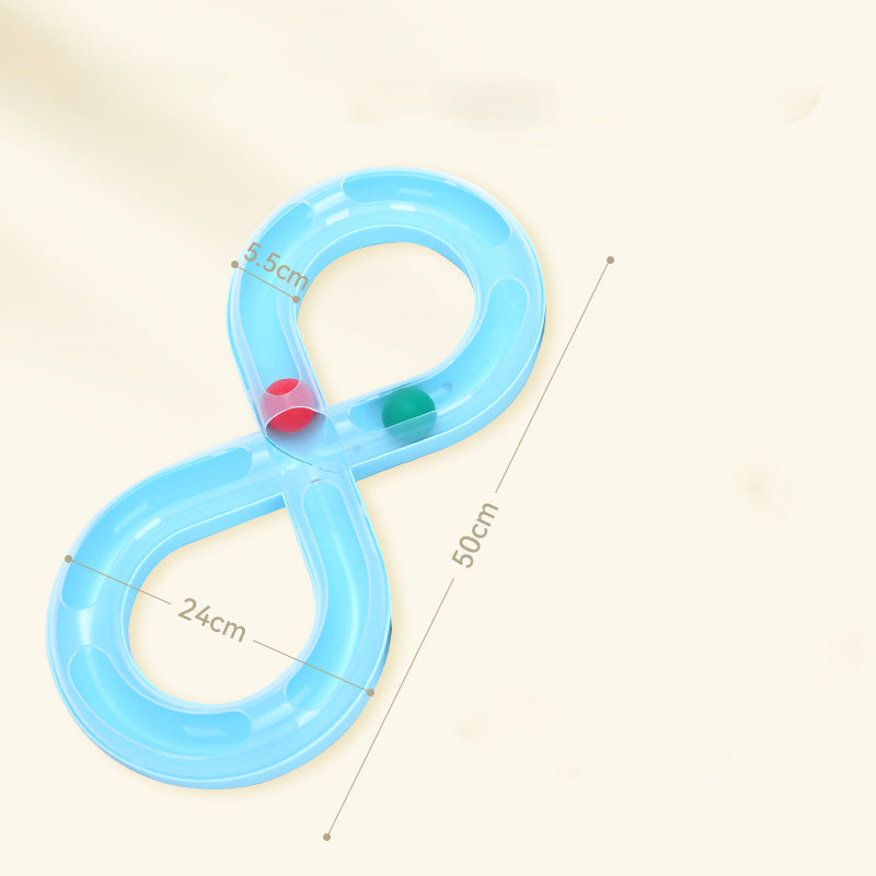 Cat Turntable Track Ball Kitten Teasing Toy