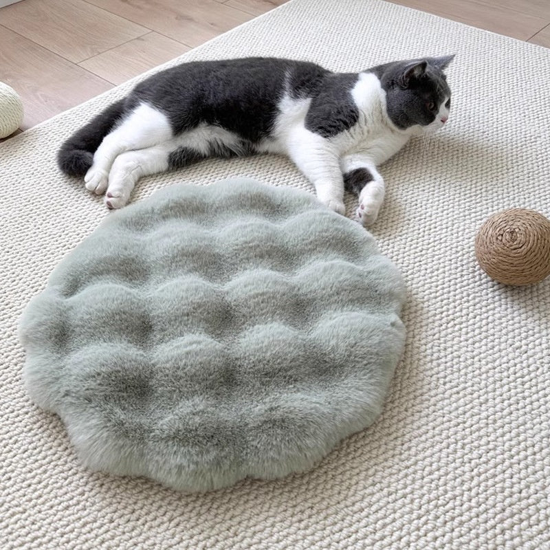 Plush Pet Round Autumn And Winter Warm Bed