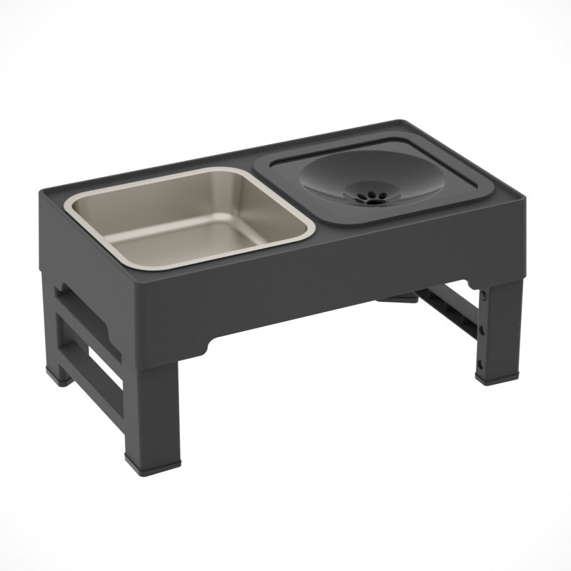 Stainless Stand Adjustable Pet Dish Bowl