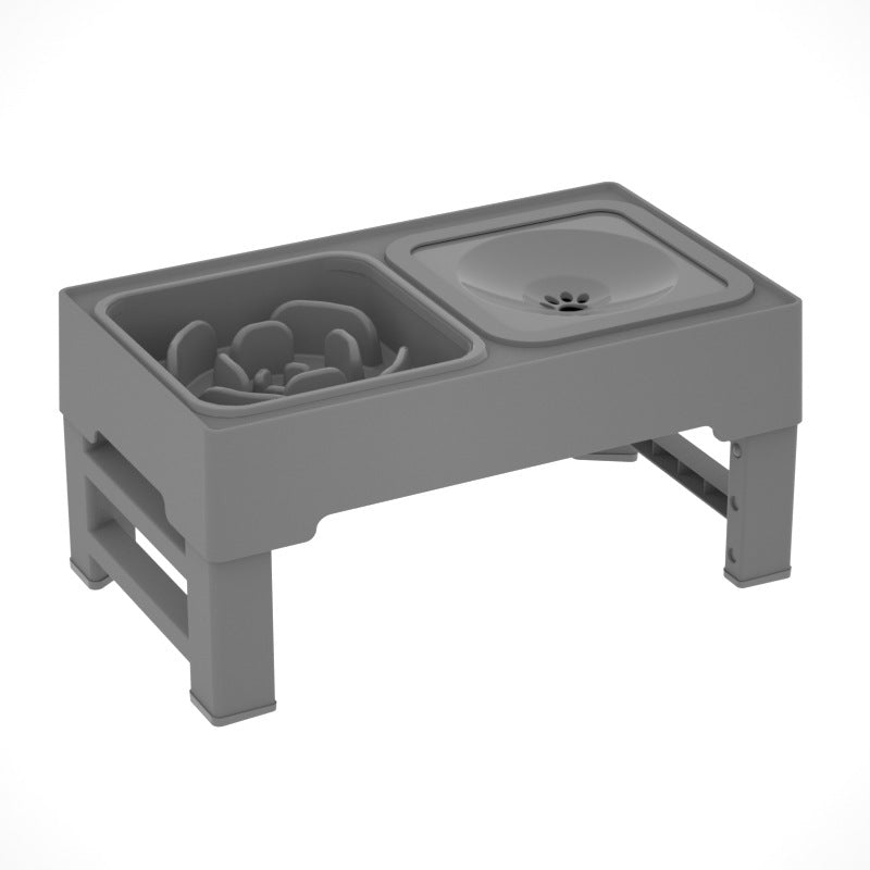 Stainless Stand Adjustable Pet Dish Bowl