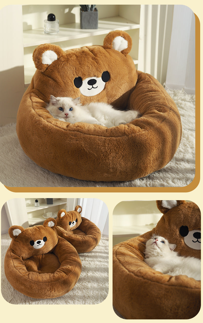 Winter Warm Deep Sleep Pet Bed