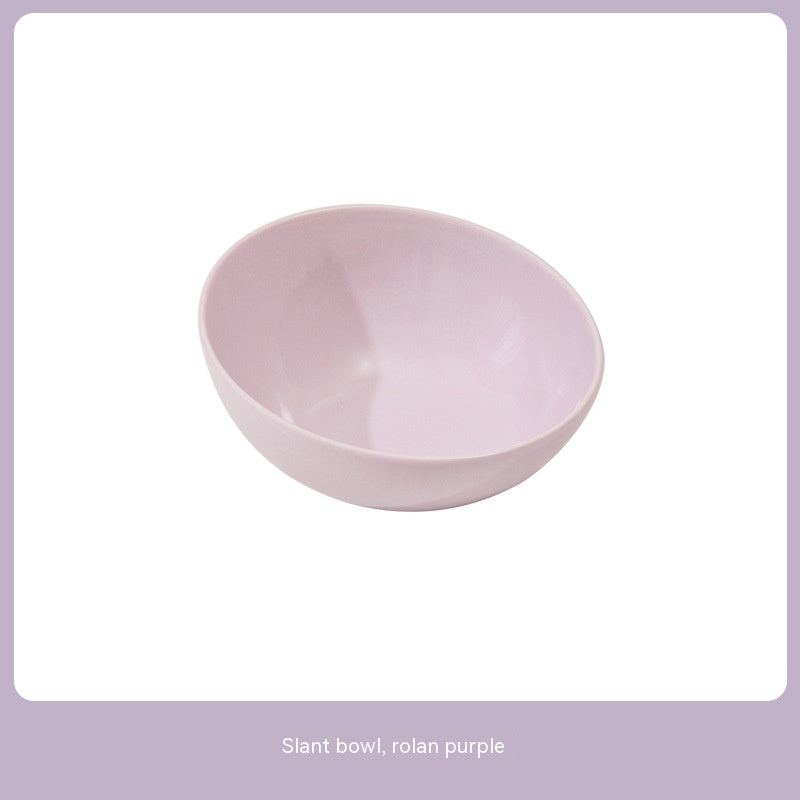 Ceramic Beveled Pet Cat Bowl
