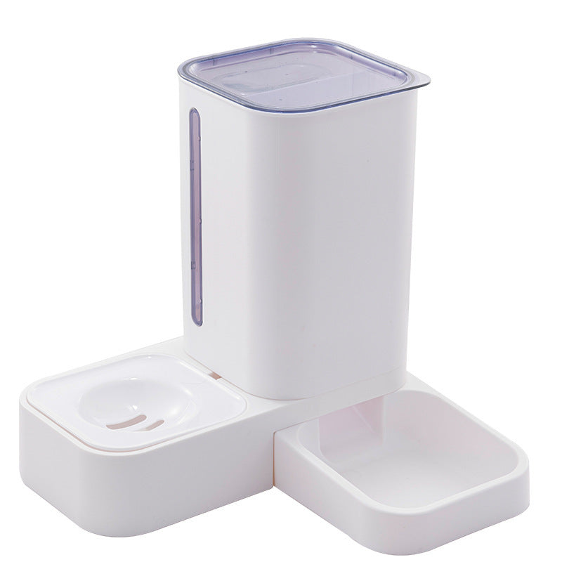 Pet Automatic Water Storage Double Plastic Bowl