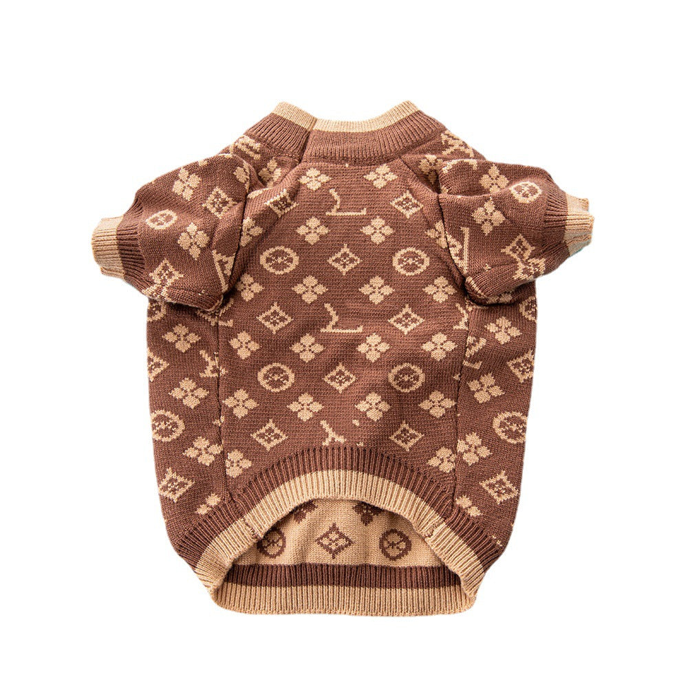 Pet Sweater Thick Warm Dog Clothes