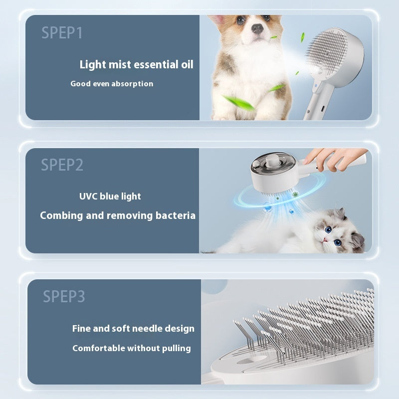 Pet Self Cleaning Dog Brush Grooming
