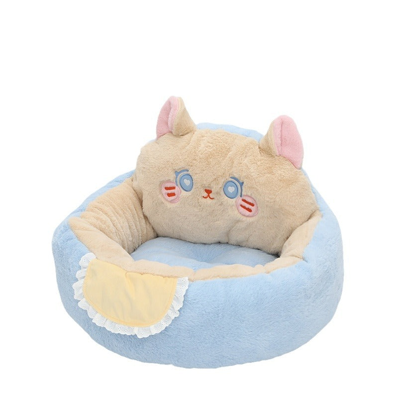Winter Warm Deep Sleep Pet Bed