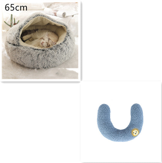 2 In 1 Dog And Cat Bed Pet Winter Bed
