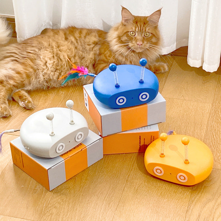 Rechargeable Smart Cat Self-hey Toy