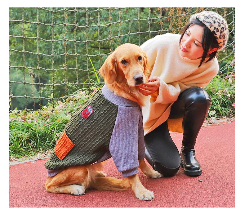 Pet Winter Large Dog Clothes Sweater