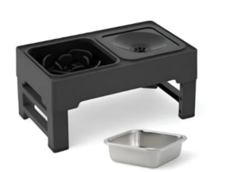 Stainless Stand Adjustable Pet Dish Bowl