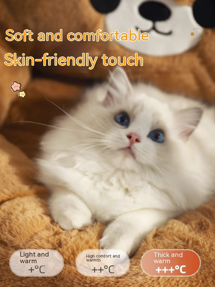Winter Warm Deep Sleep Pet Bed