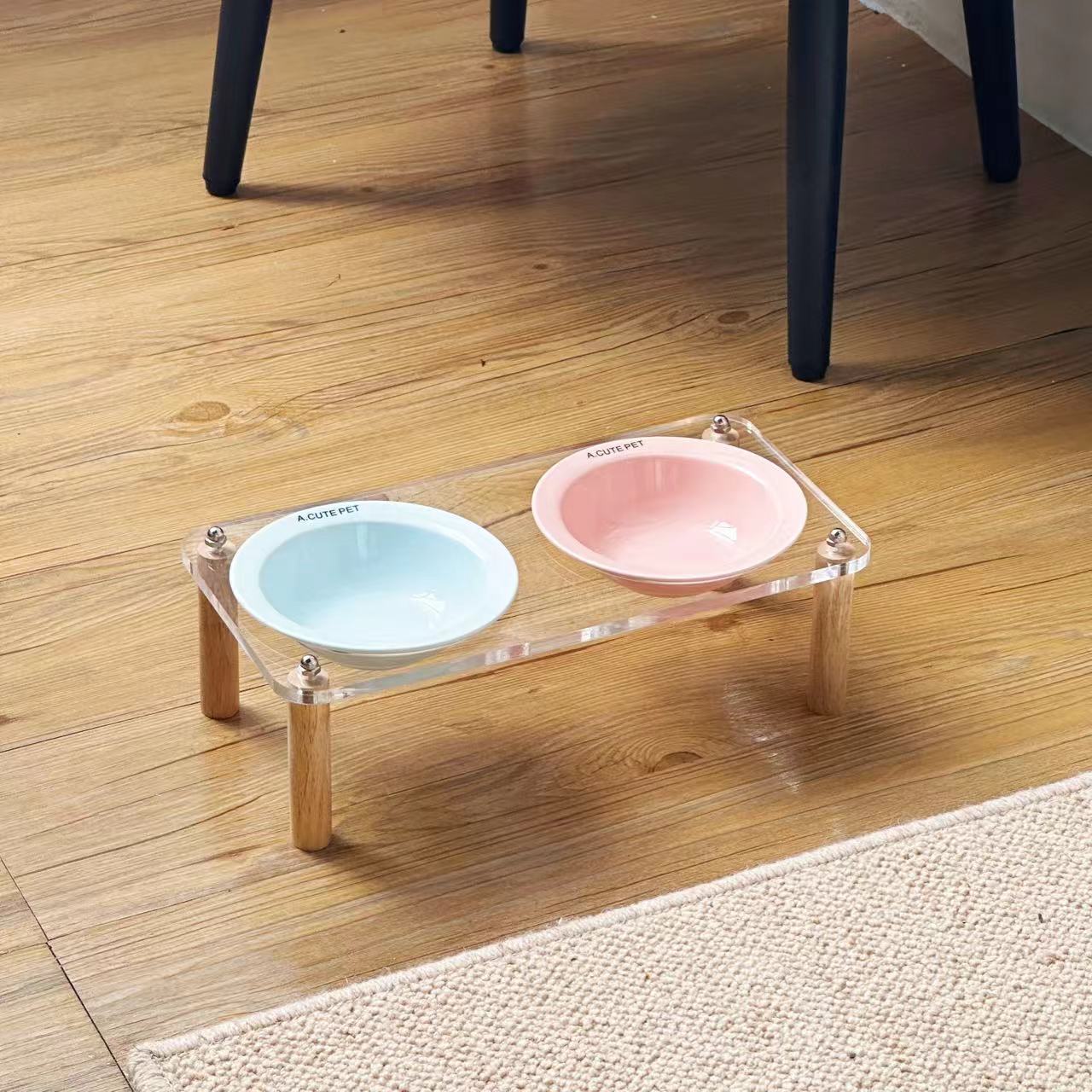 Cat Water Bowl Dog Basin Anti-tumble