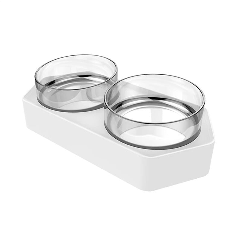 Double Bowl Pet Water Feeding Bowl