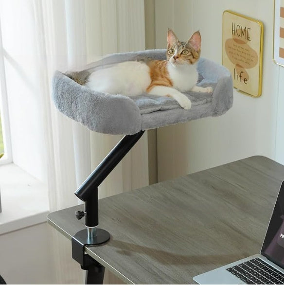 Cat Bed With Rotating And Adjustable-height