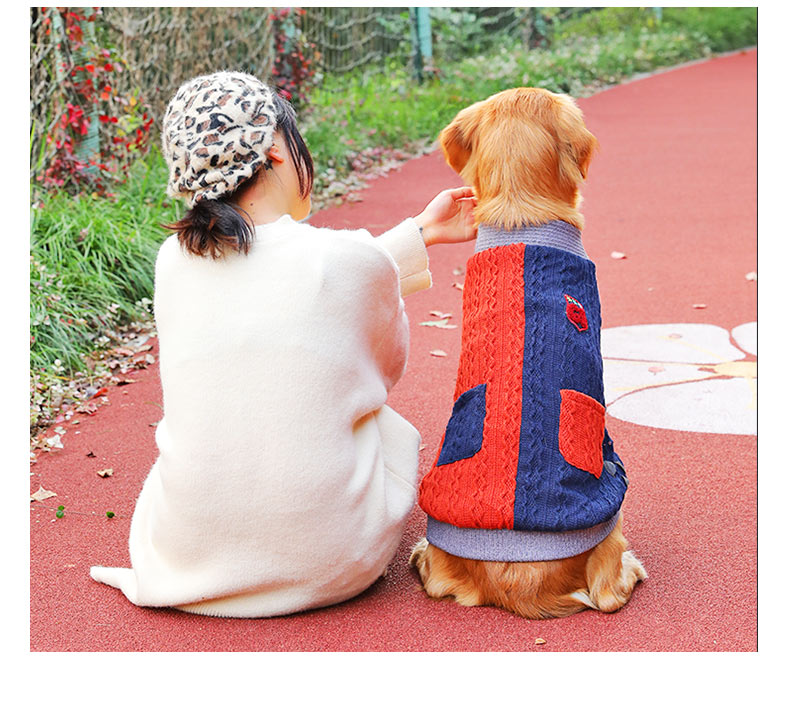 Pet Winter Large Dog Clothes Sweater