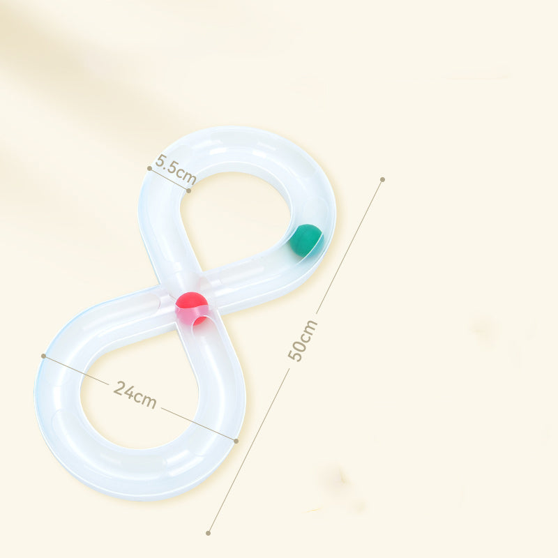 Cat Turntable Track Ball Kitten Teasing Toy