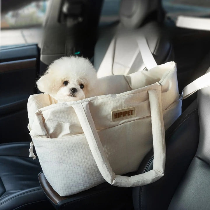 Dog Car Seat Pet Carrier With Adjustable Safety