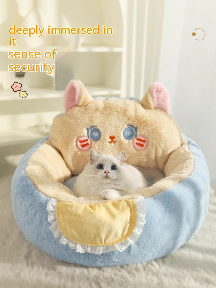 Winter Warm Deep Sleep Pet Bed