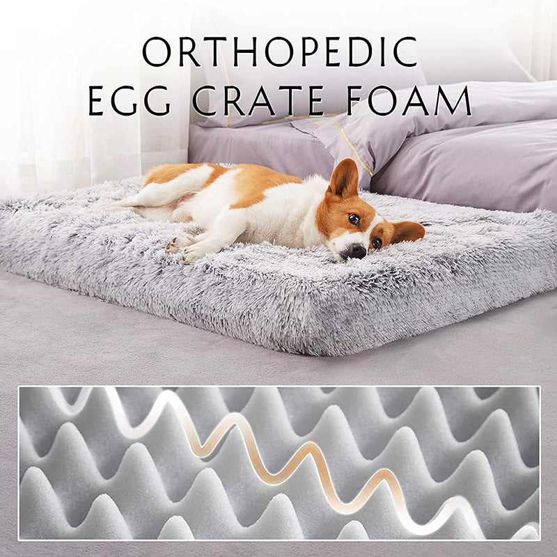 Plush Square Pet Bed